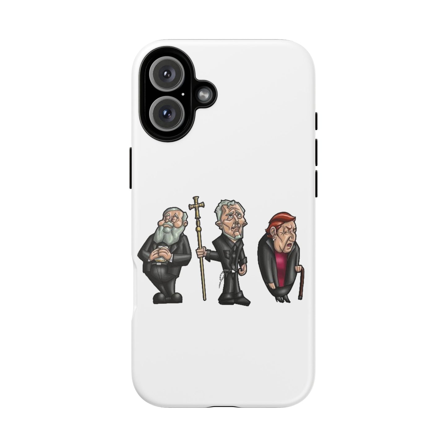 Initiators Cartoon iPhone's white Tough Cases