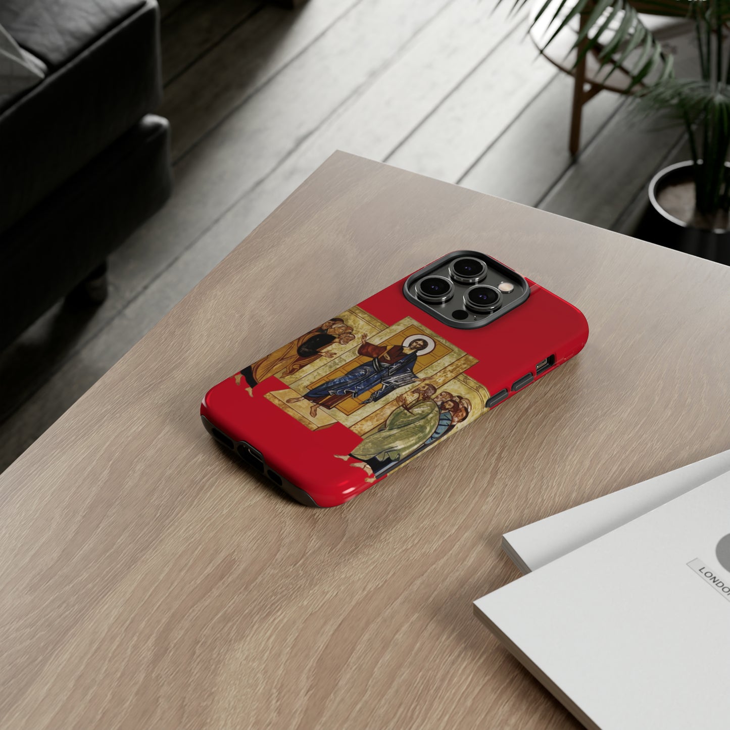 Apparition to the Disciples iPhone's Tough Cases (Red)