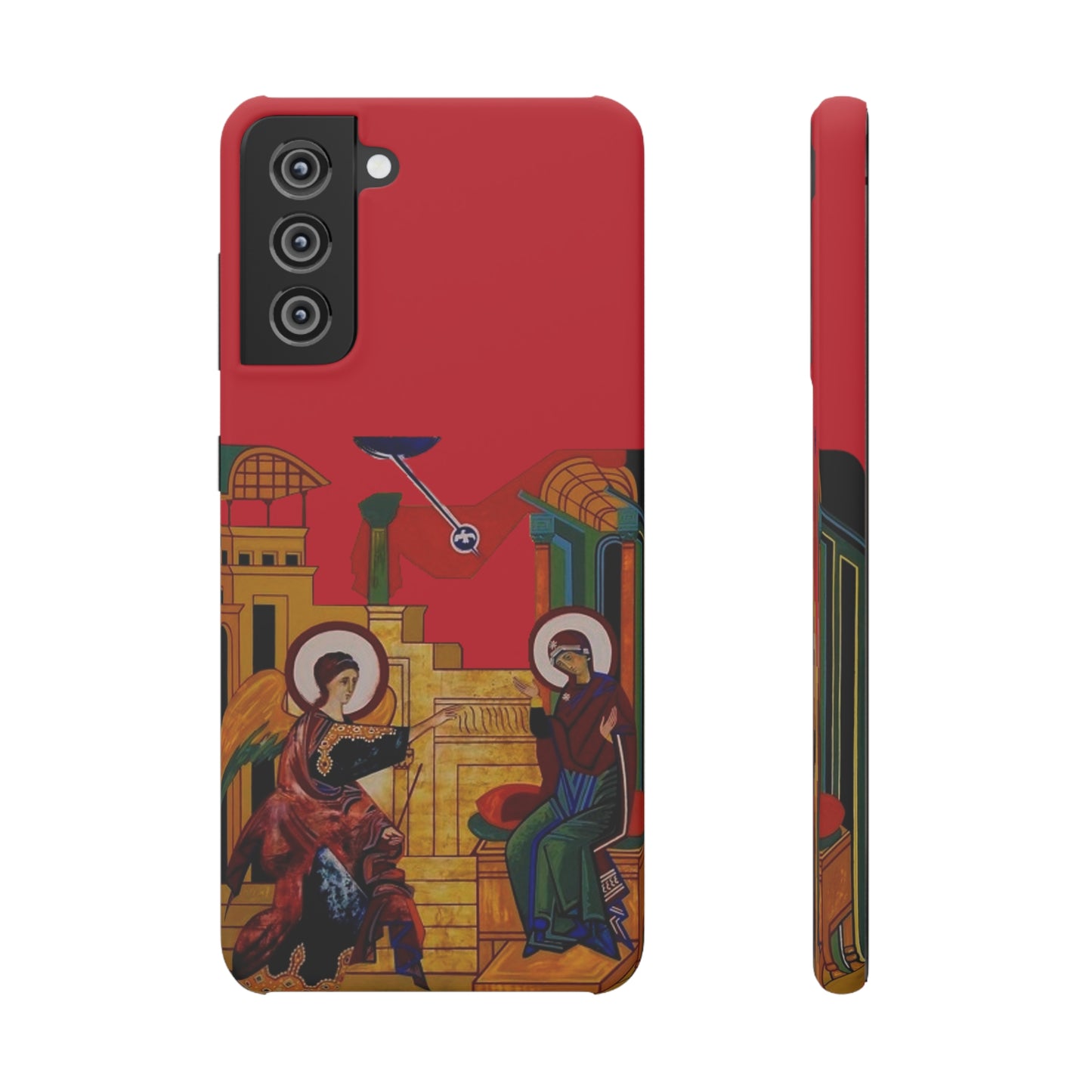 Annunciation Samsung Galaxy's Snap Cases (Red)