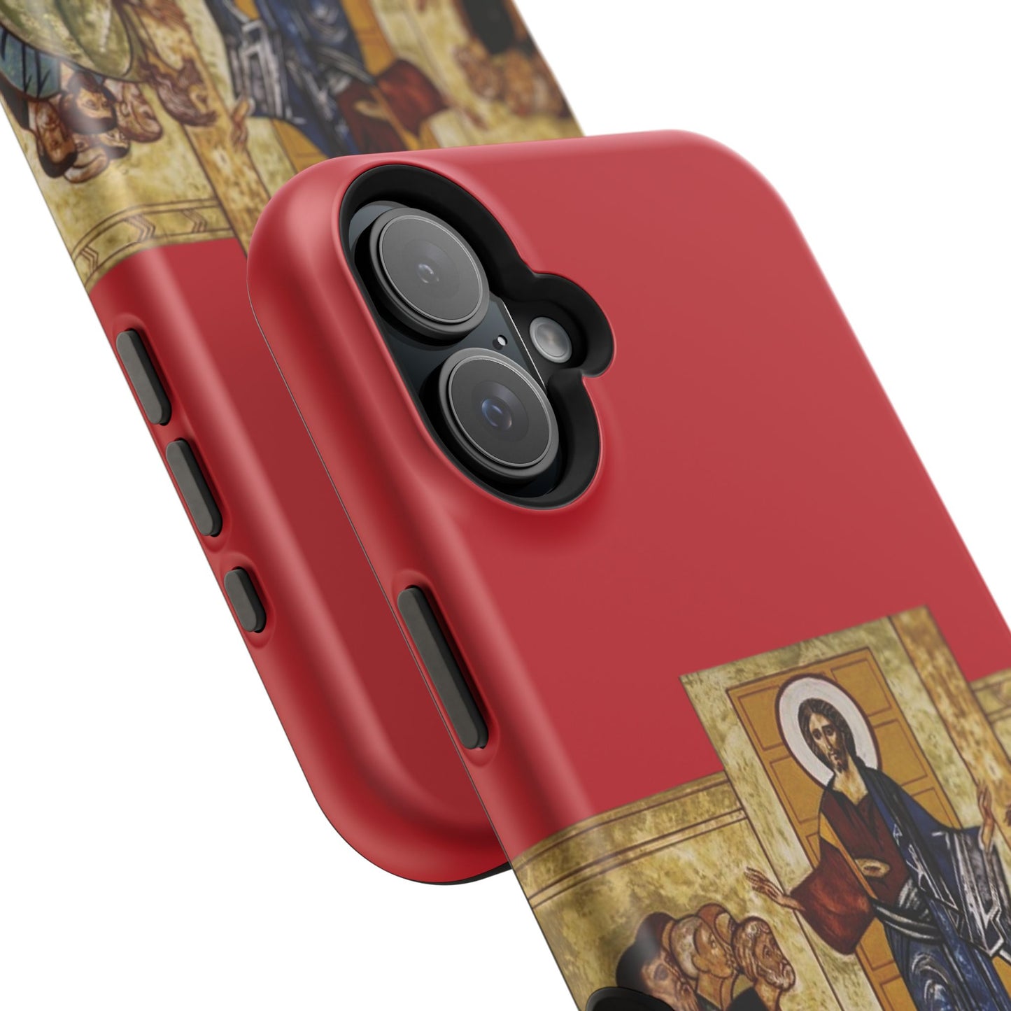 Apparition to the Disciples iPhone's MagSafe Tough Cases (Red)