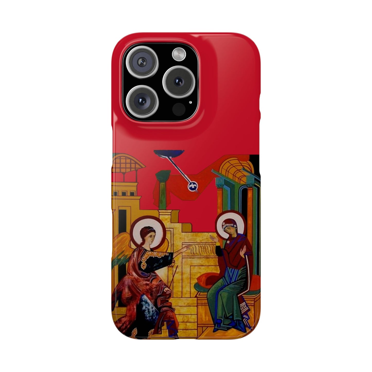 Annunciation Iphone's Snap Cases (Red)