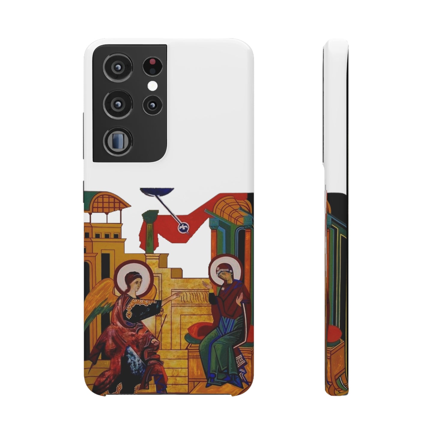 Annunciation Samsung Galaxy's Snap Cases (White)