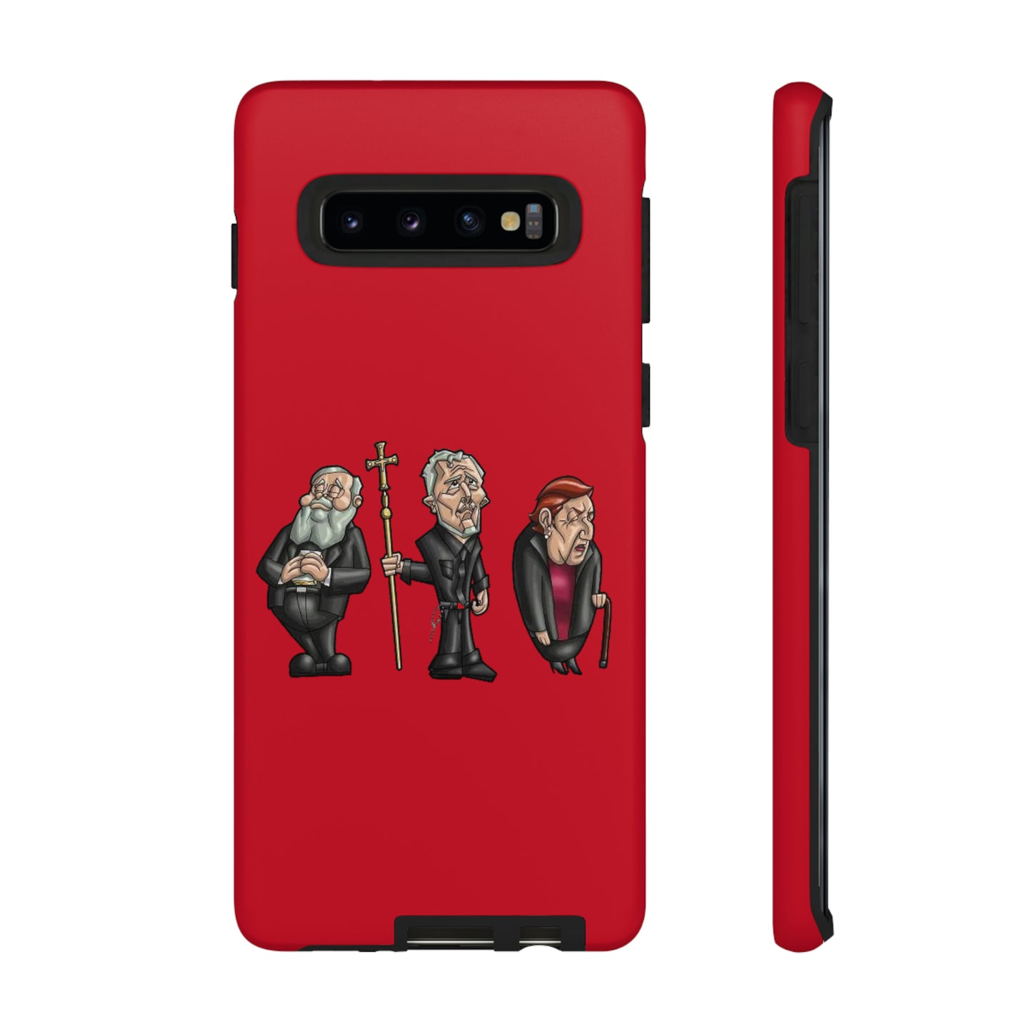 Initiators Cartoon Samsung Galaxy's Red Tough Cases