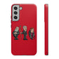 Initiators Cartoon Samsung Galaxy's Red Tough Cases