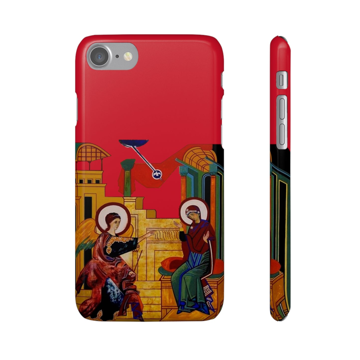 Annunciation Iphone's Snap Cases (Red)