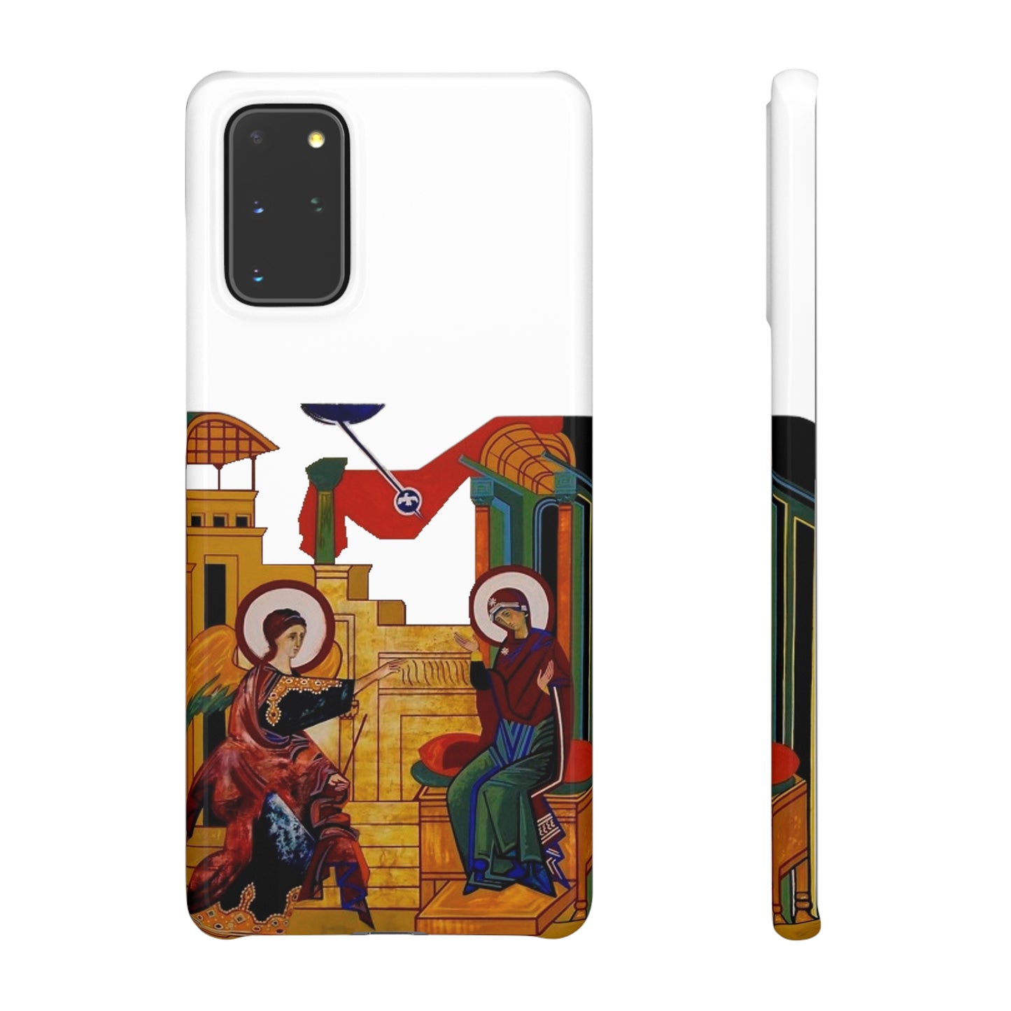 Annunciation Samsung Galaxy's Snap Cases (White)