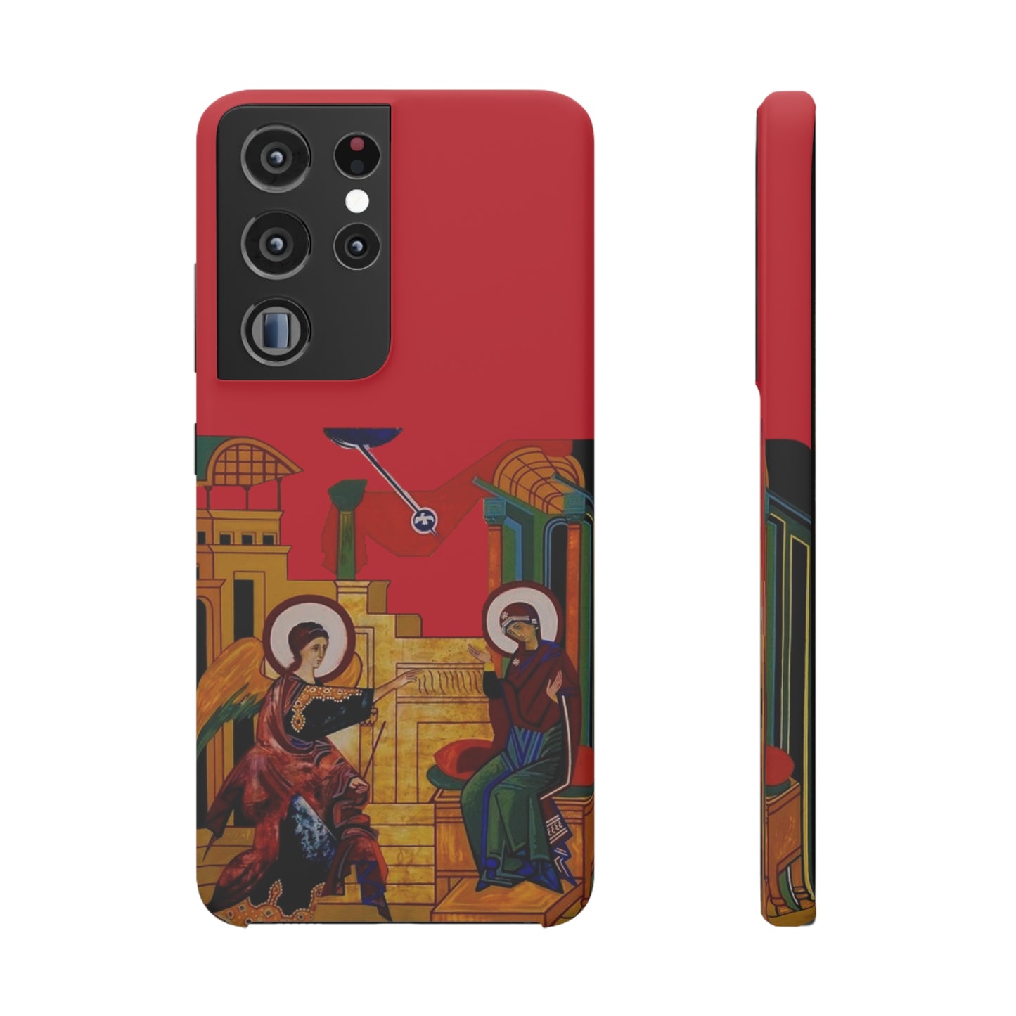 Annunciation Samsung Galaxy's Snap Cases (Red)