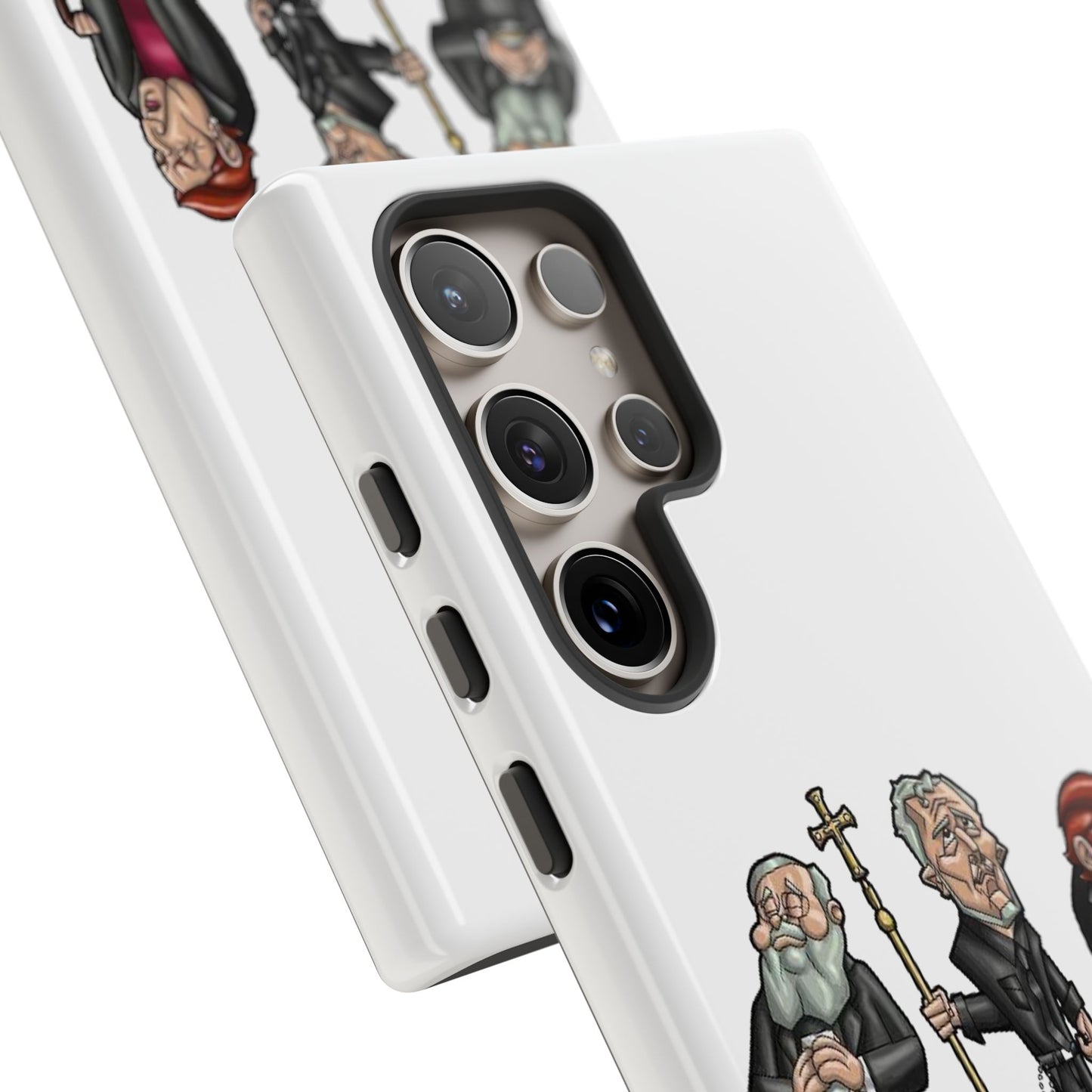 Initiators Cartoon Samsung Galaxy's white Tough Cases