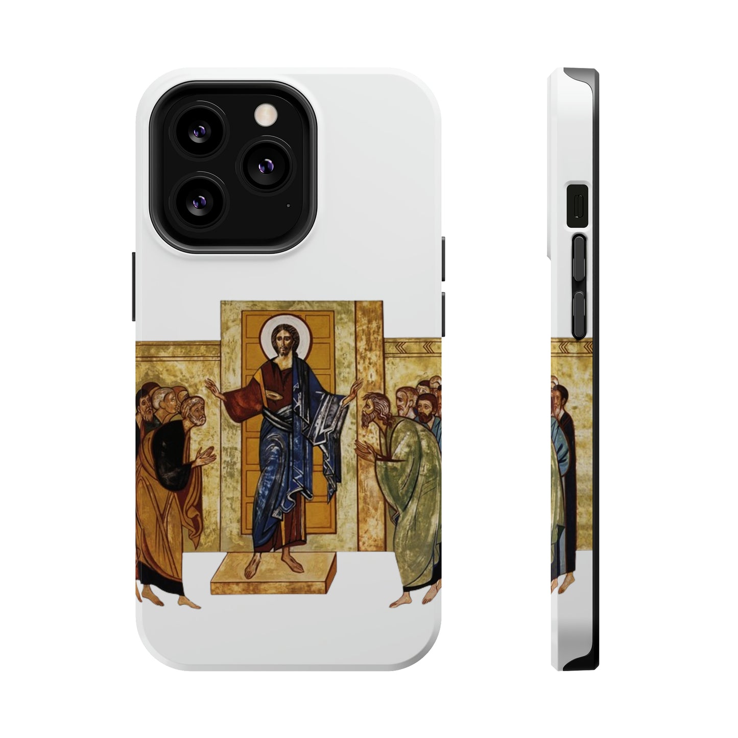 Apparition to the Disciples iPhone's MagSafe Tough Cases (White)