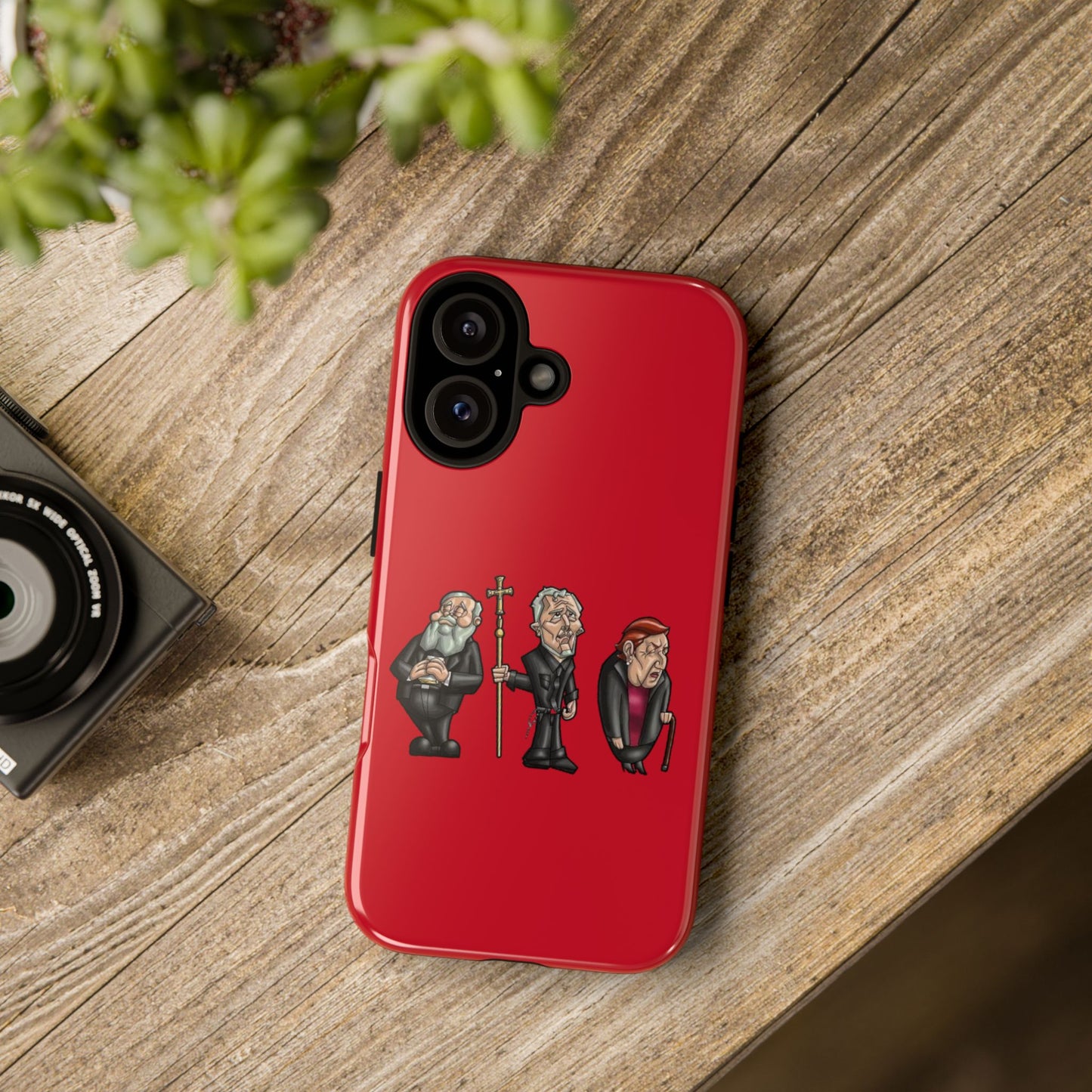 Initiators Cartoon iPhone's Red Tough Cases