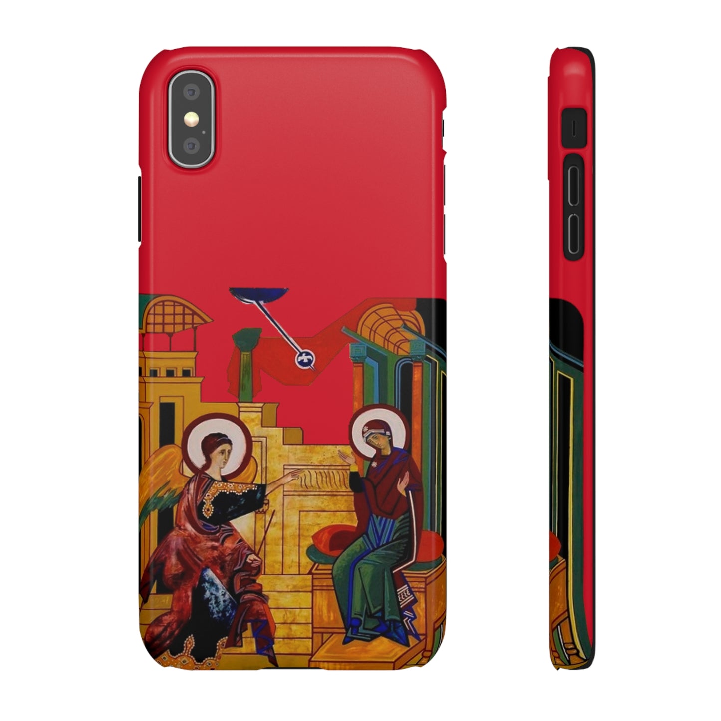 Annunciation Iphone's Snap Cases (Red)