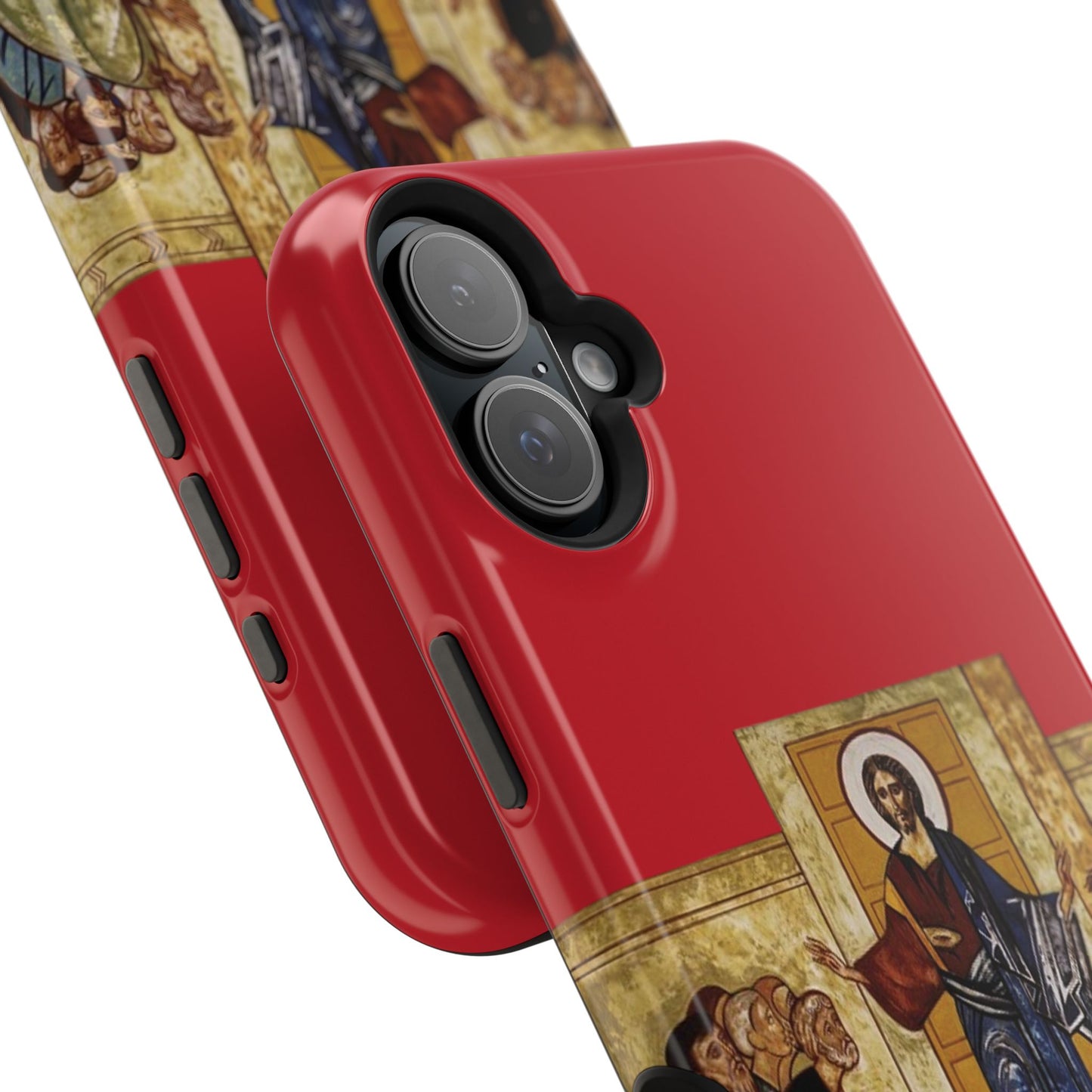 Apparition to the Disciples iPhone's MagSafe Tough Cases (Red)