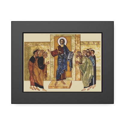 Appearance to the disciples Framed Paper