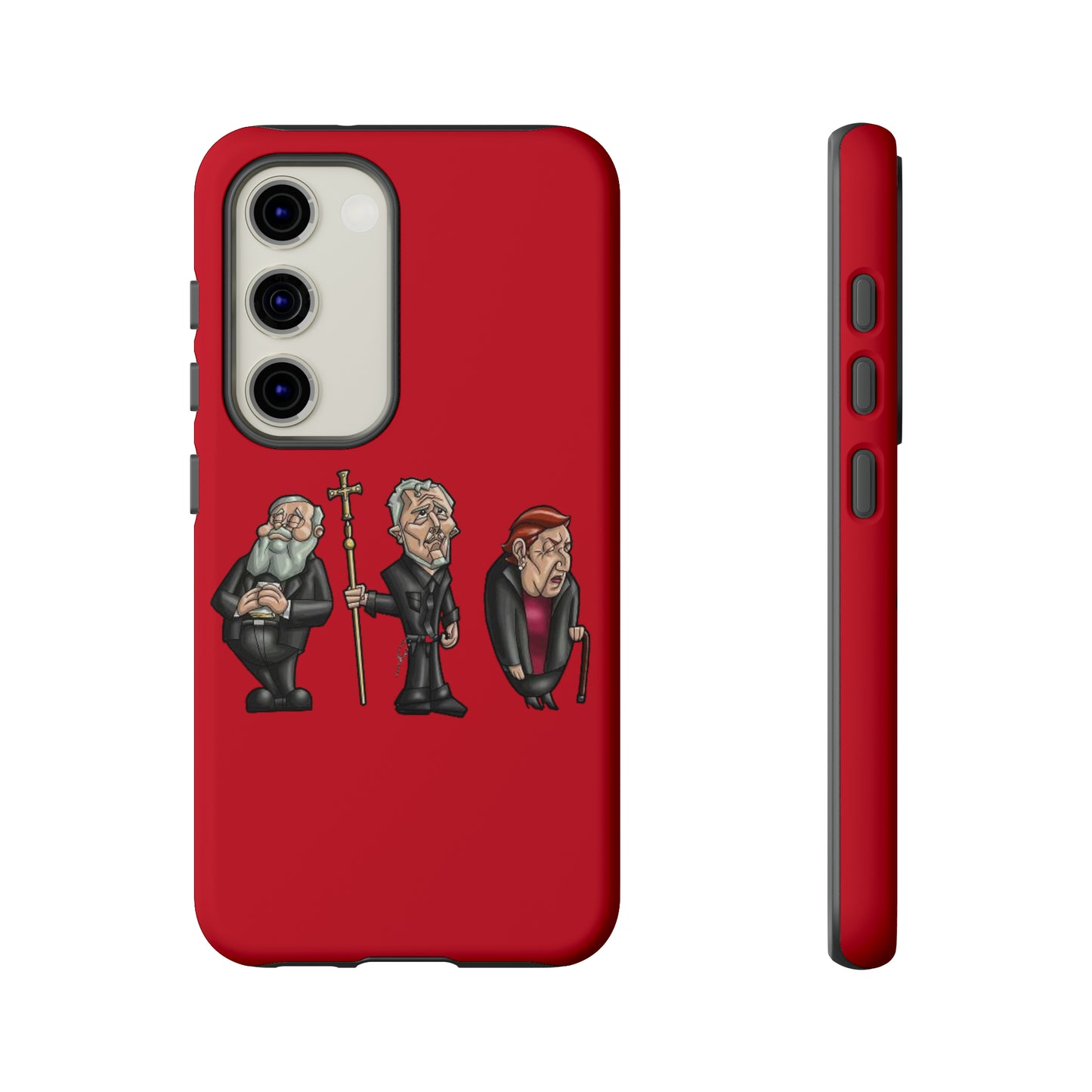 Initiators Cartoon Samsung Galaxy's Red Tough Cases