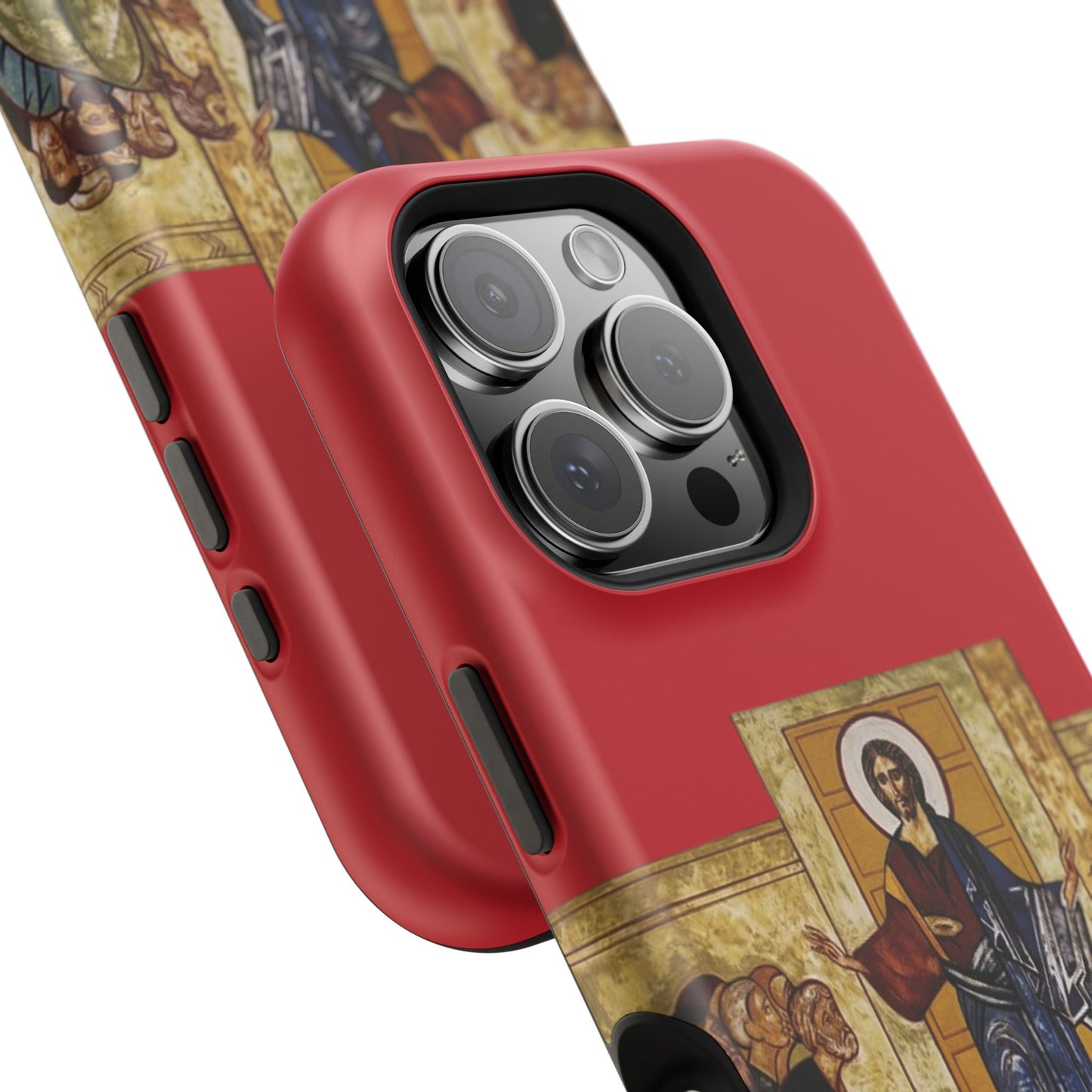 Apparition to the Disciples iPhone's MagSafe Tough Cases (Red)