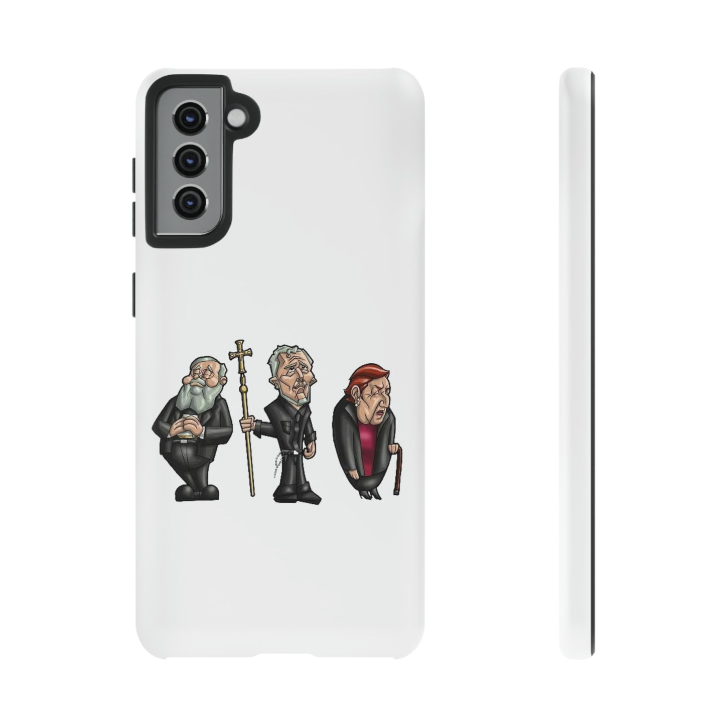 Initiators Cartoon Samsung Galaxy's white Tough Cases