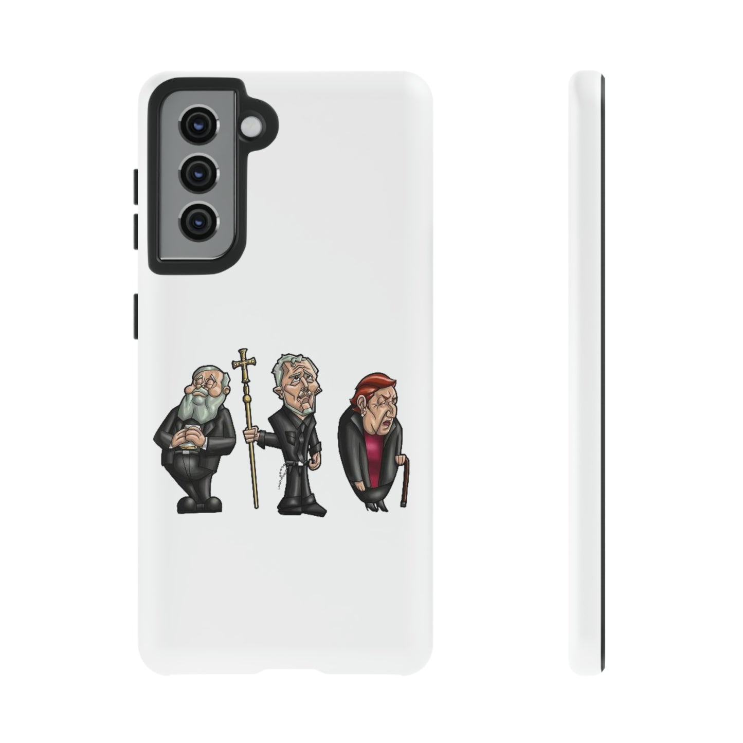 Initiators Cartoon Samsung Galaxy's white Tough Cases