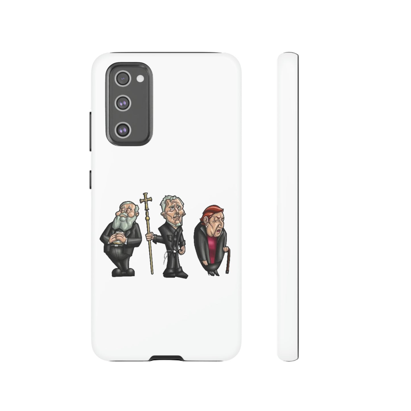 Initiators Cartoon Samsung Galaxy's white Tough Cases