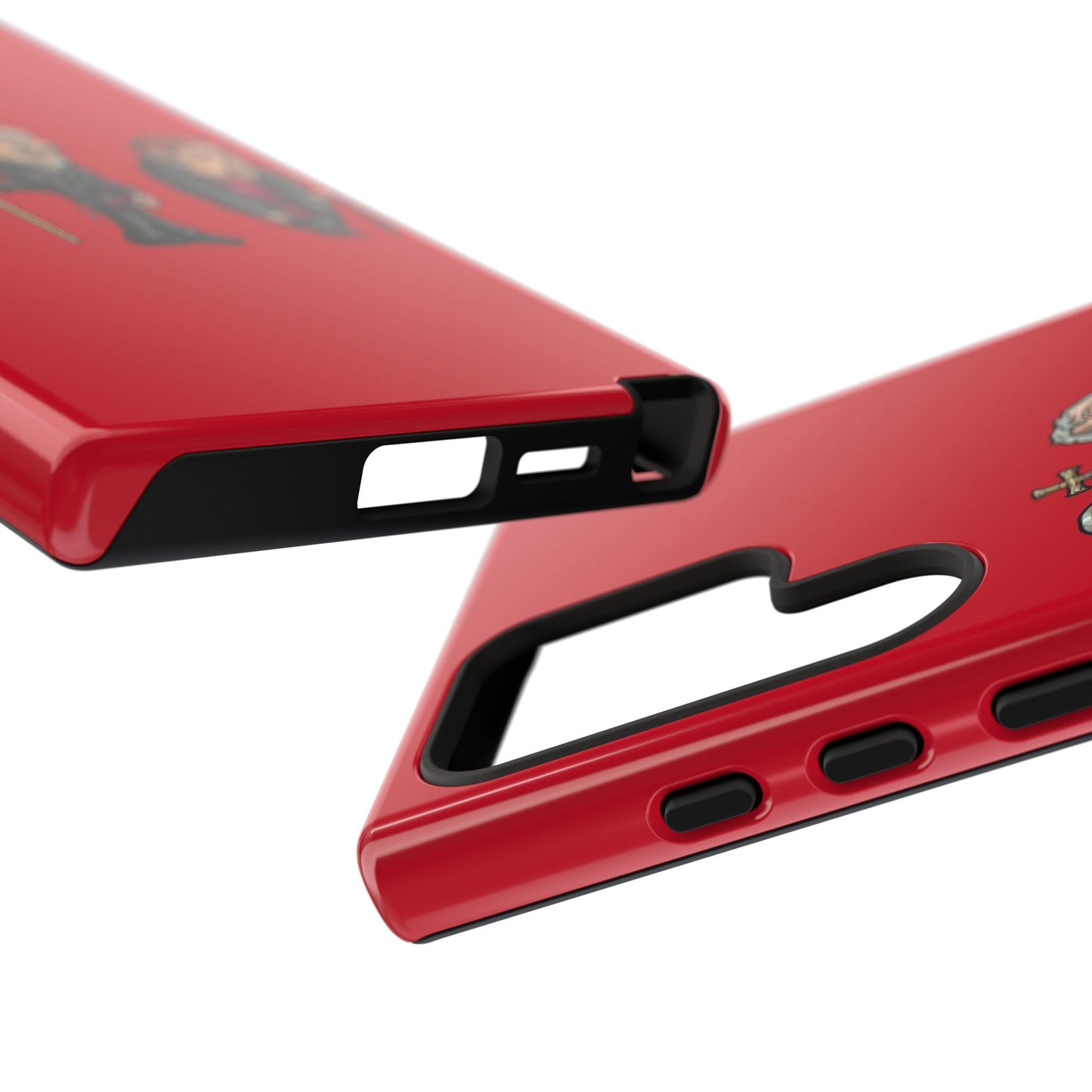 Initiators Cartoon Samsung Galaxy's Red Tough Cases