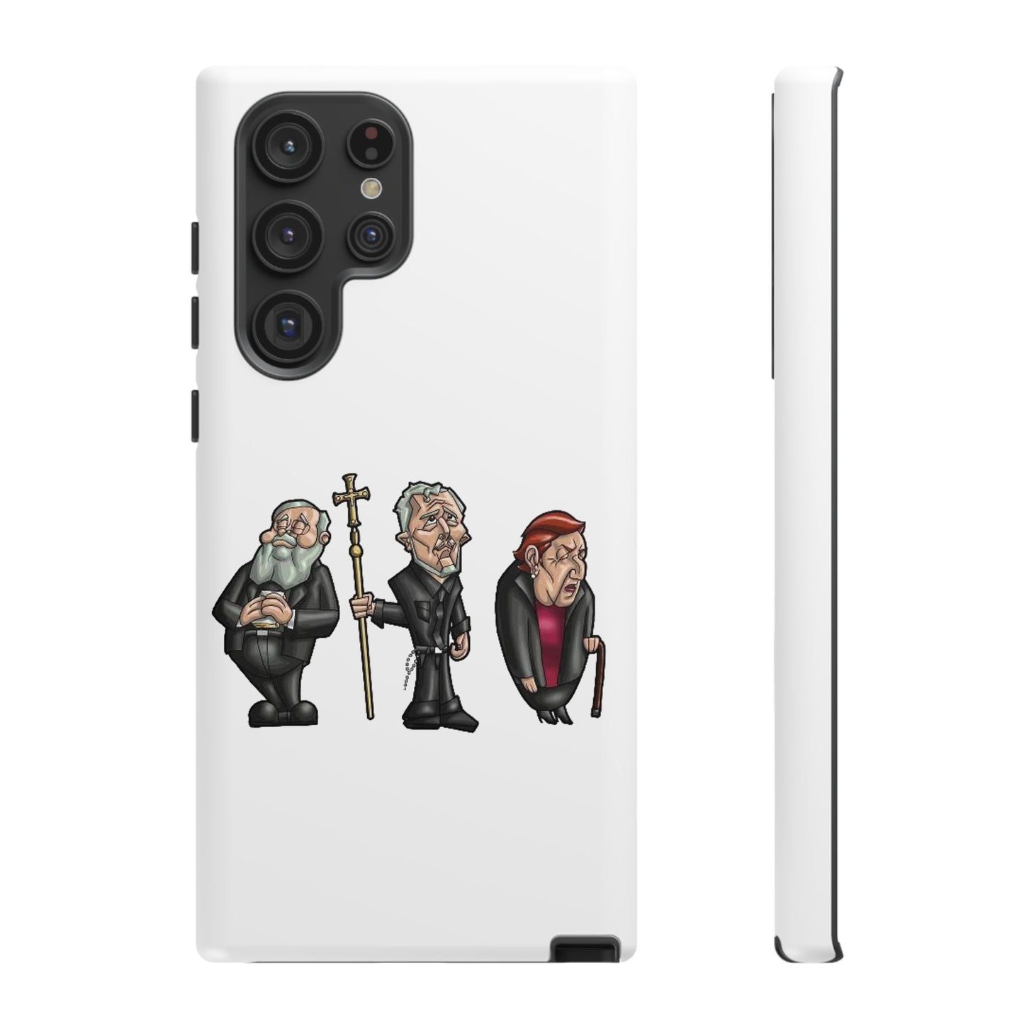 Initiators Cartoon Samsung Galaxy's white Tough Cases