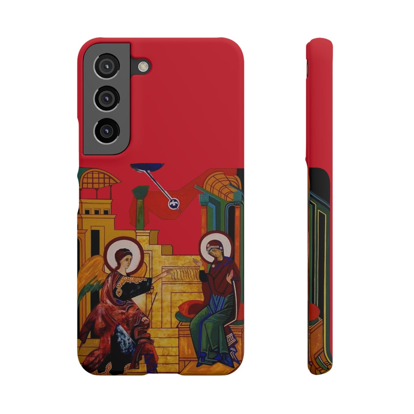 Annunciation Samsung Galaxy's Snap Cases (Red)