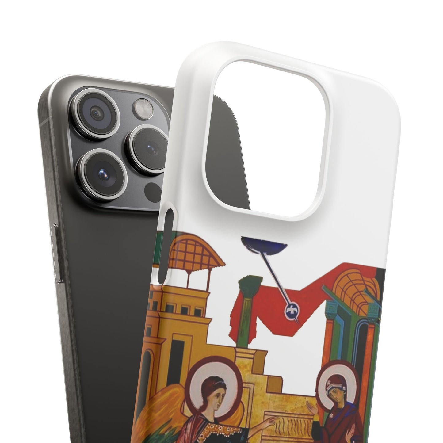 Annunciation Iphone's Snap Cases (White)