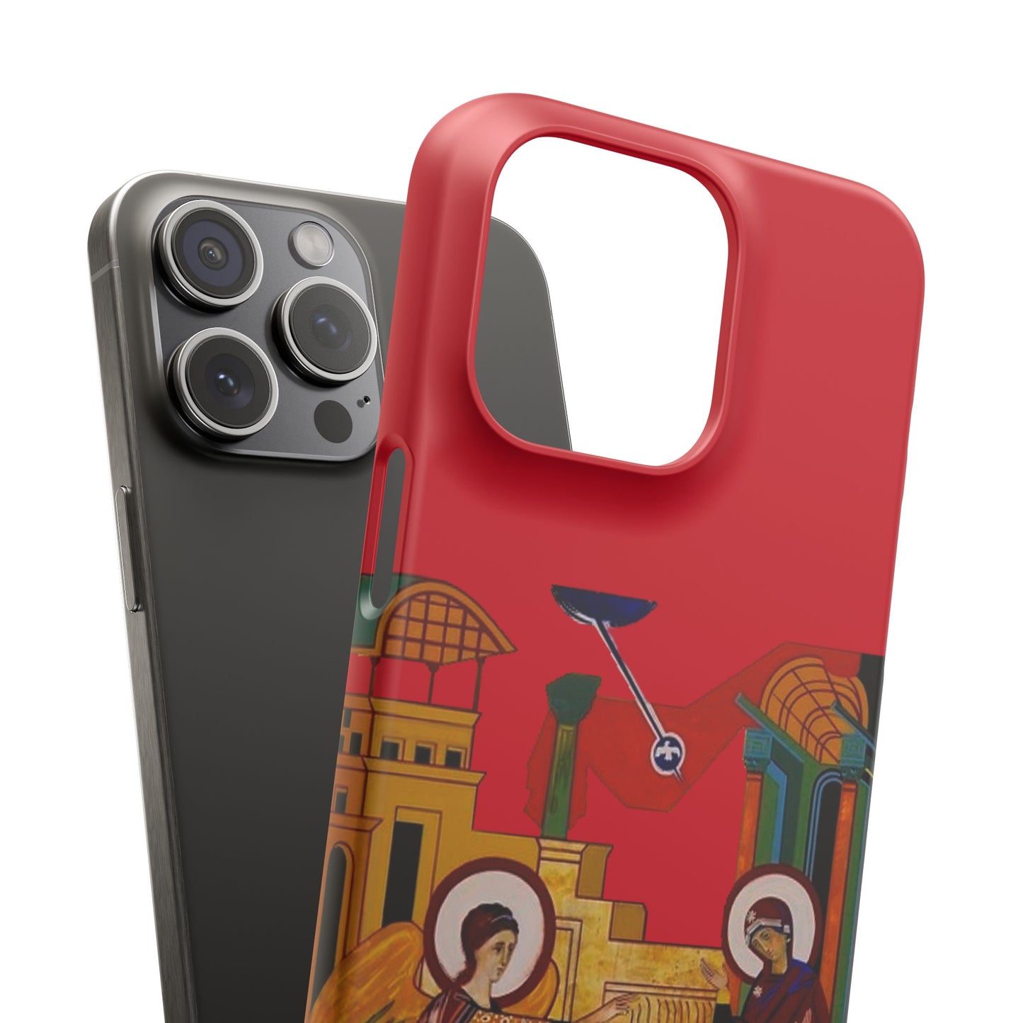 Annunciation Iphone's Snap Cases (Red)