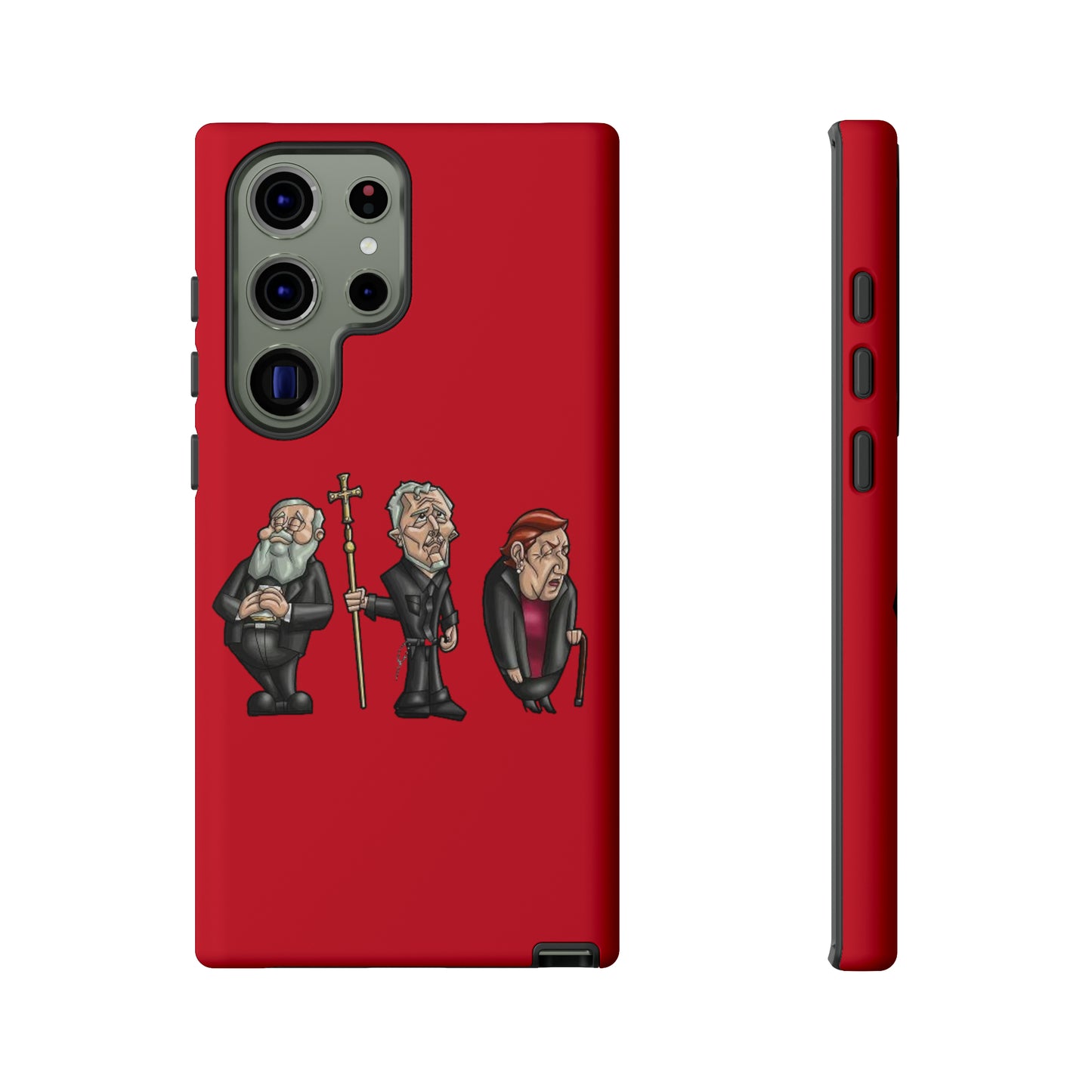 Initiators Cartoon Samsung Galaxy's Red Tough Cases