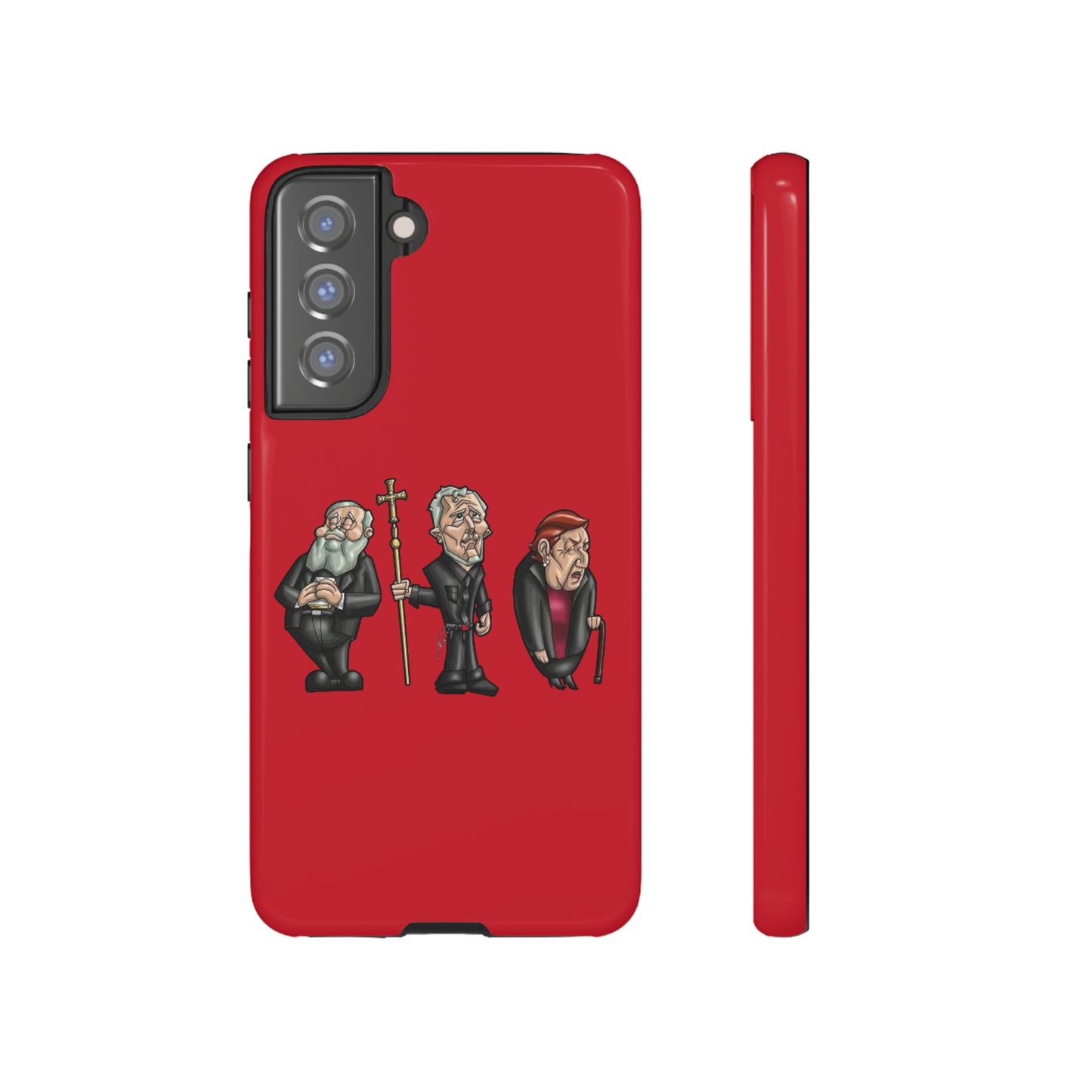 Initiators Cartoon Samsung Galaxy's Red Tough Cases