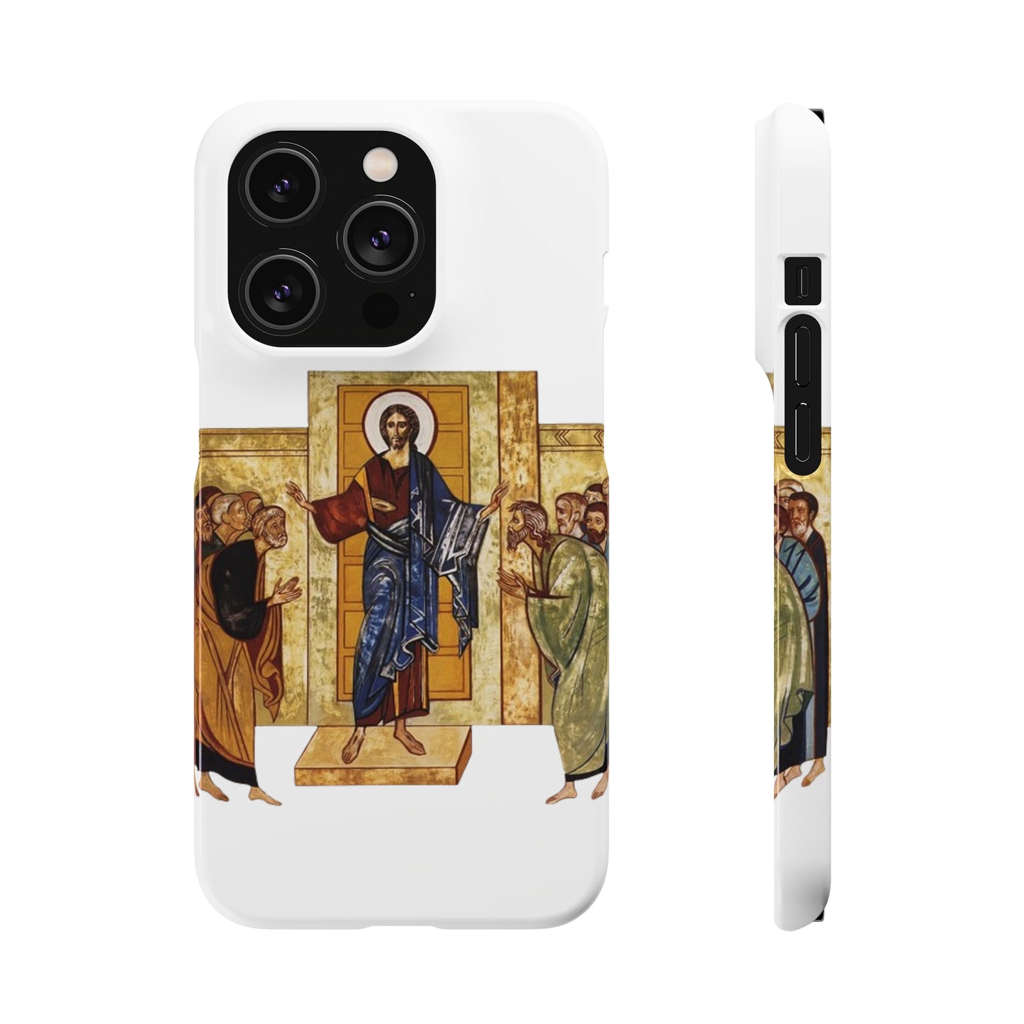 Apparition to the Disciples iPhone's Snap Cases (White)