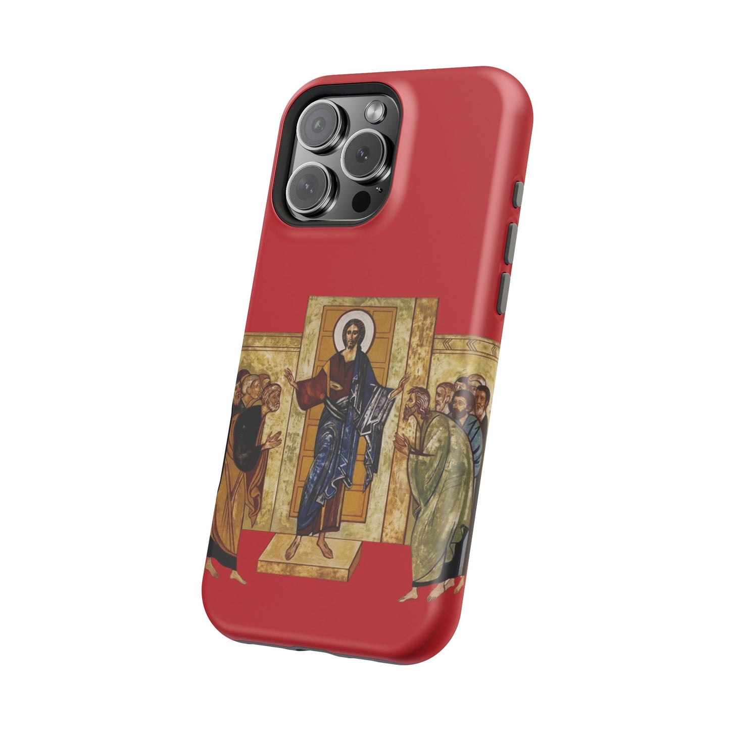 Apparition to the Disciples iPhone's MagSafe Tough Cases (Red)