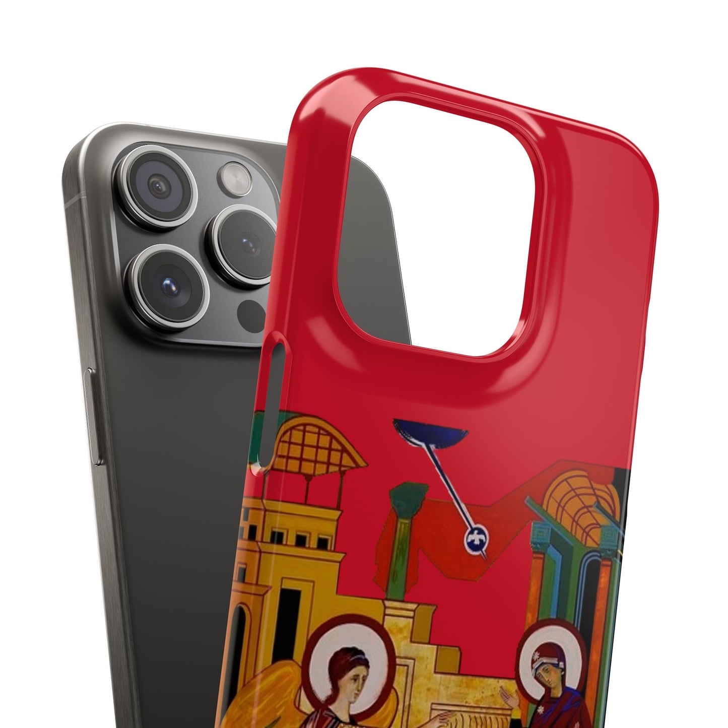 Annunciation Iphone's Snap Cases (Red)