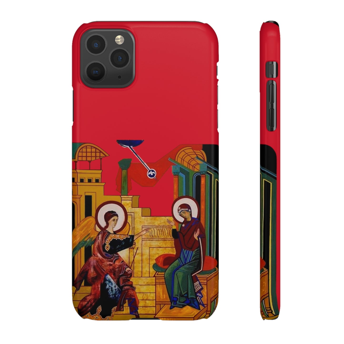 Annunciation Iphone's Snap Cases (Red)